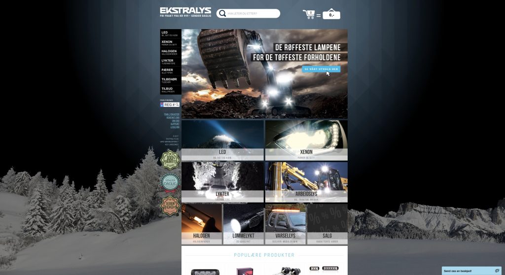 http://ekstralys.no