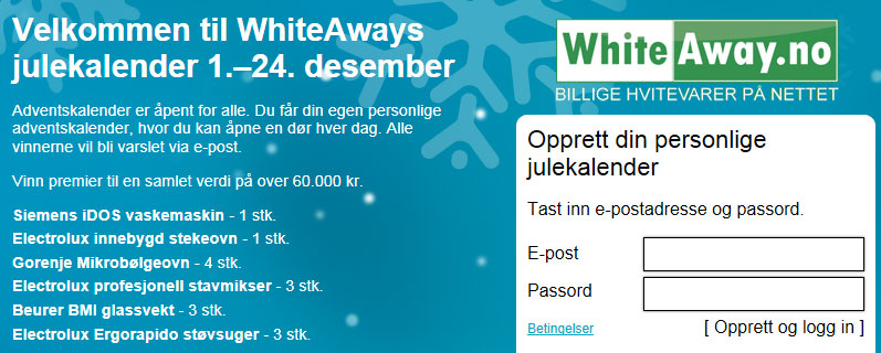 WhiteAway julekalender